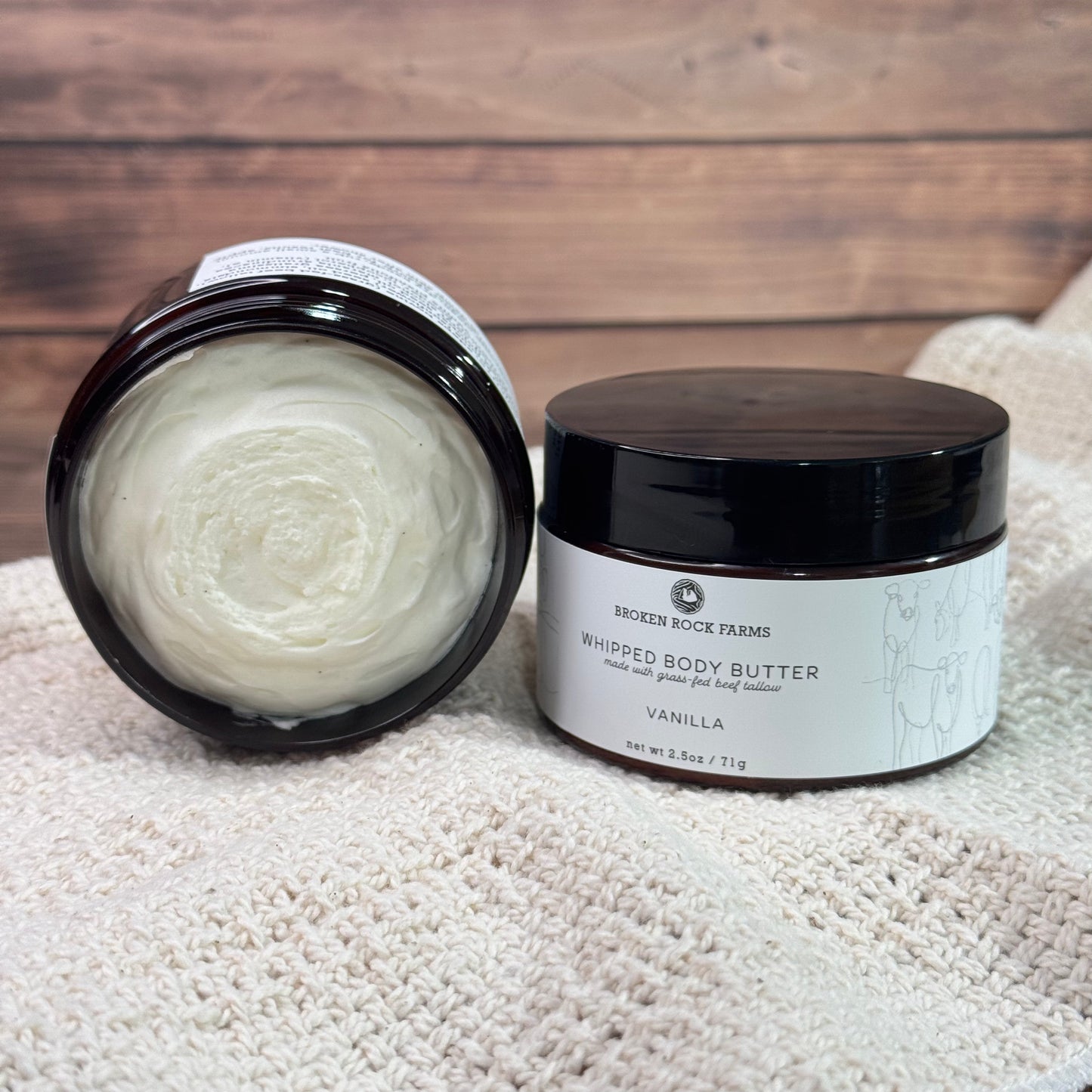 whipped tallow body butter | botanically infused vanilla