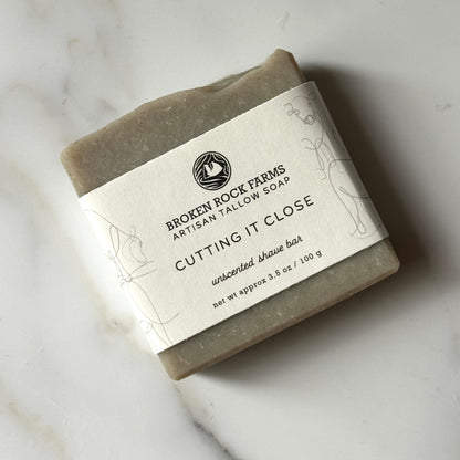 cutting it close | unscented shave soap