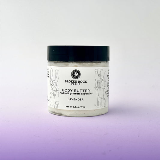 whipped tallow body butter | lavender