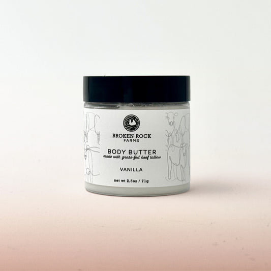 whipped tallow body butter | botanically infused vanilla