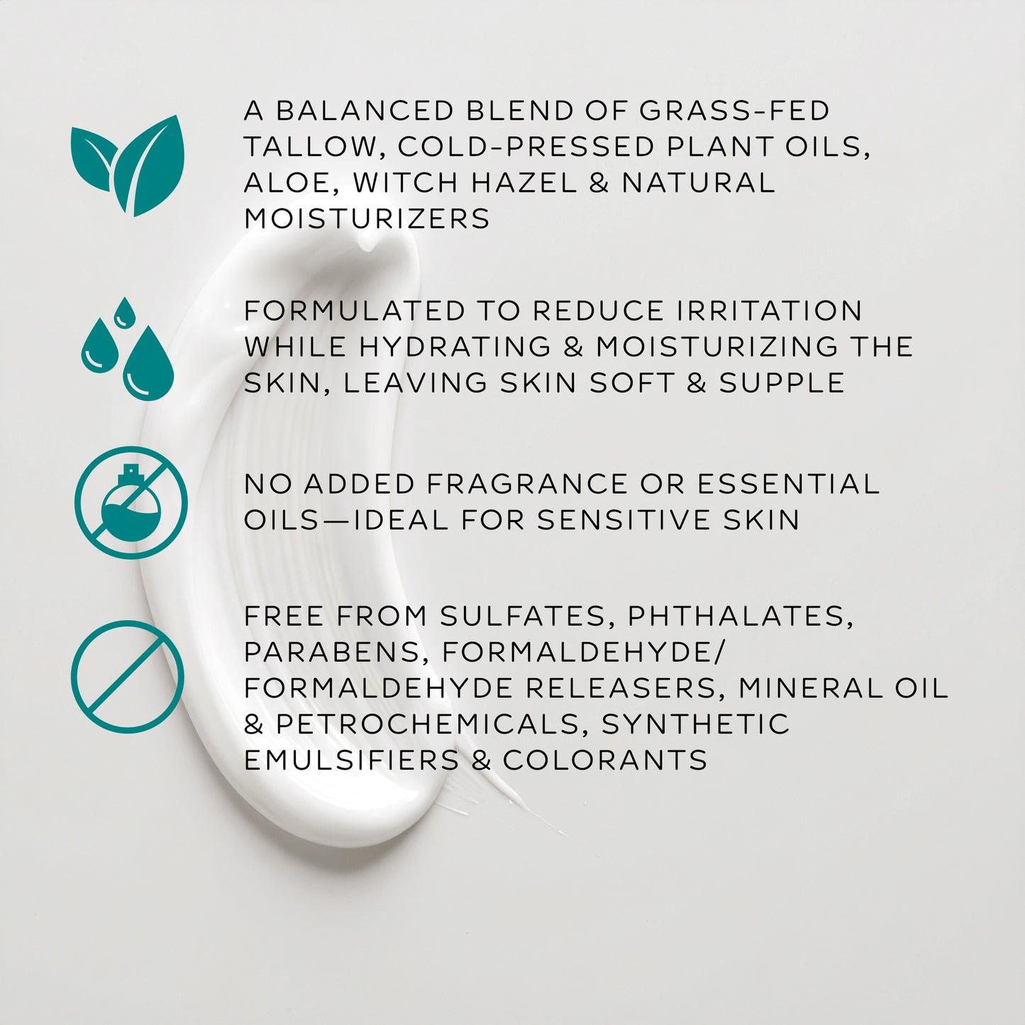 tallow aftershave lotion | botanically infused vanilla