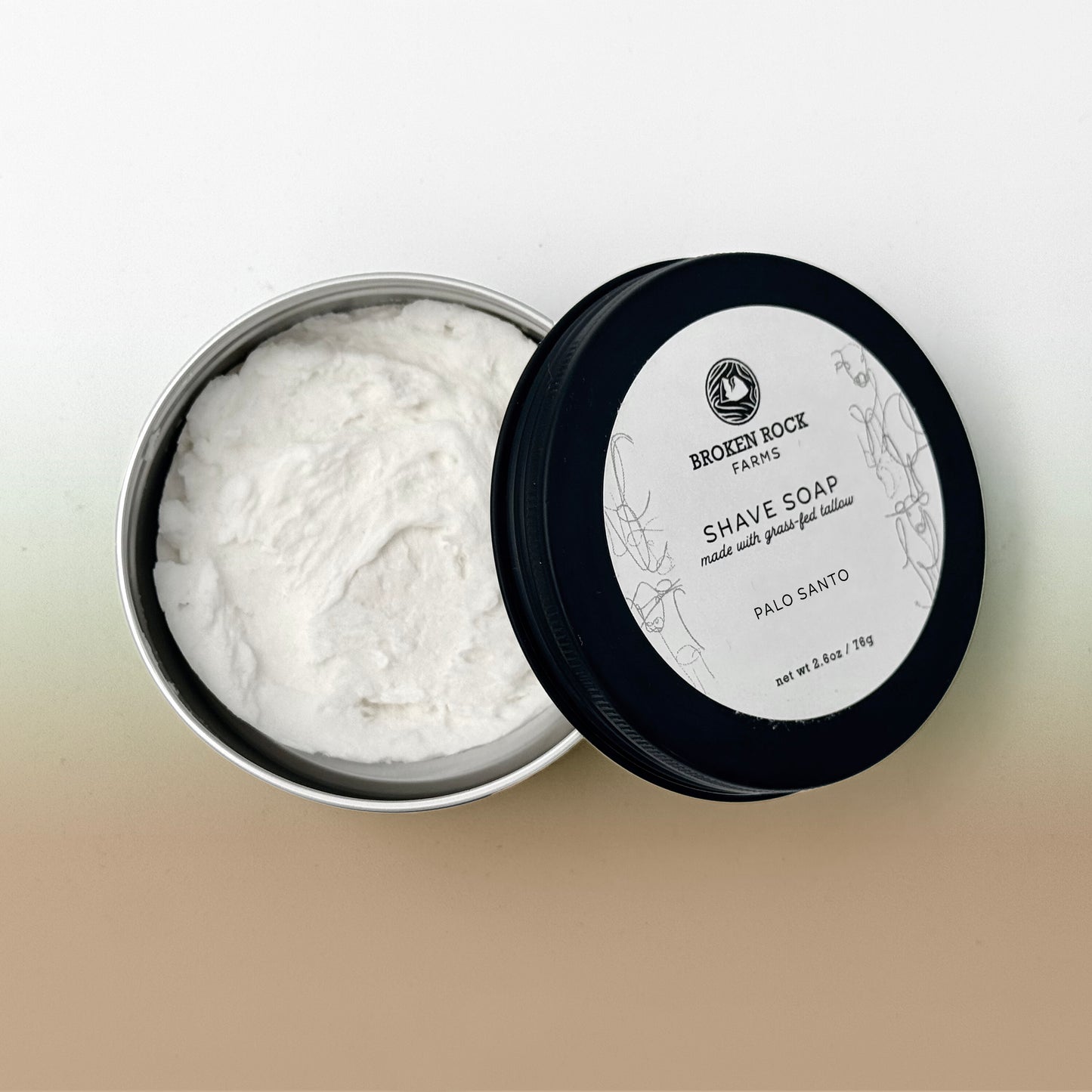tallow soap | palo santo extra lather shave soap