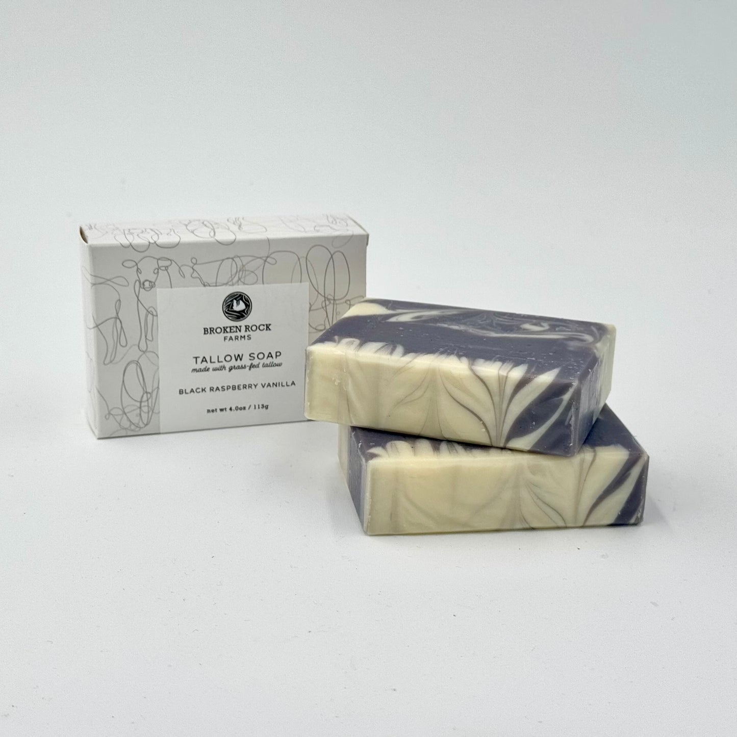tallow soap | black raspberry vanilla
