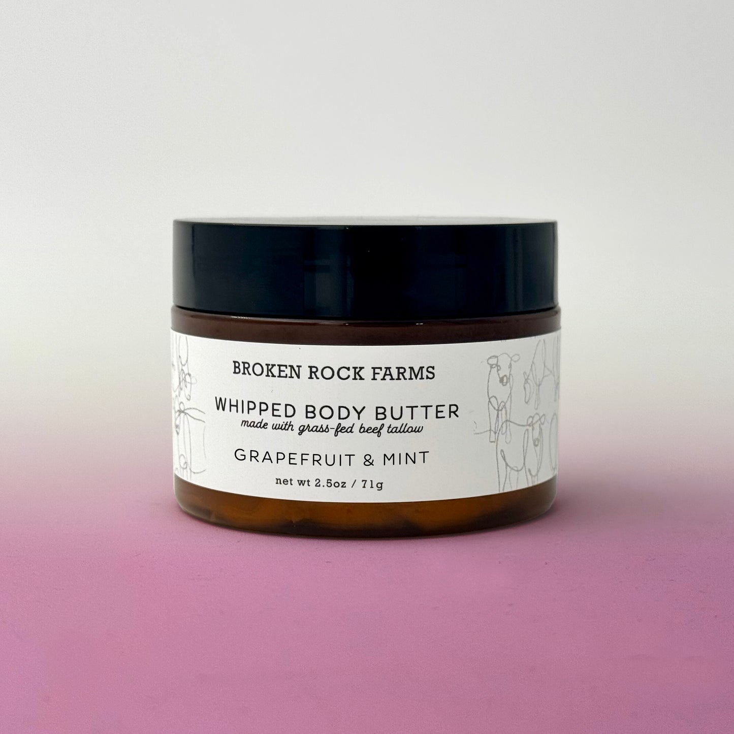 whipped tallow body butter | grapefruit & mint