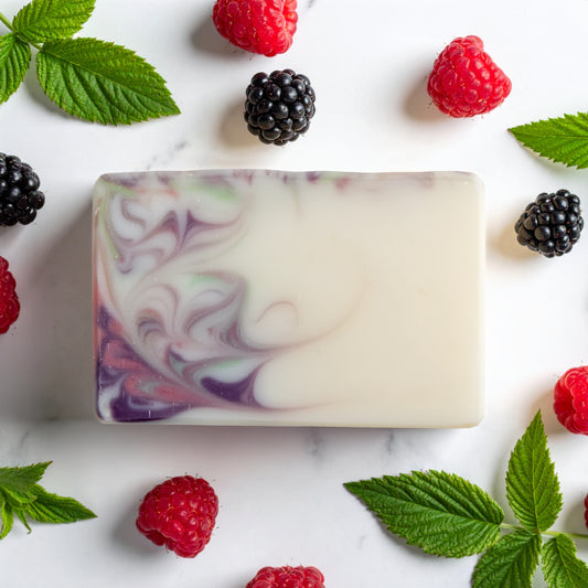 tallow soap | black raspberry vanilla