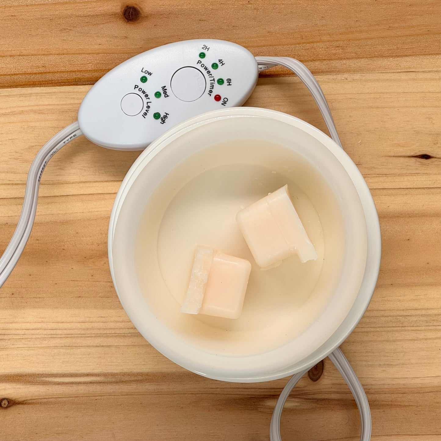electric wax warmer | ceramic with silicon tray & timer