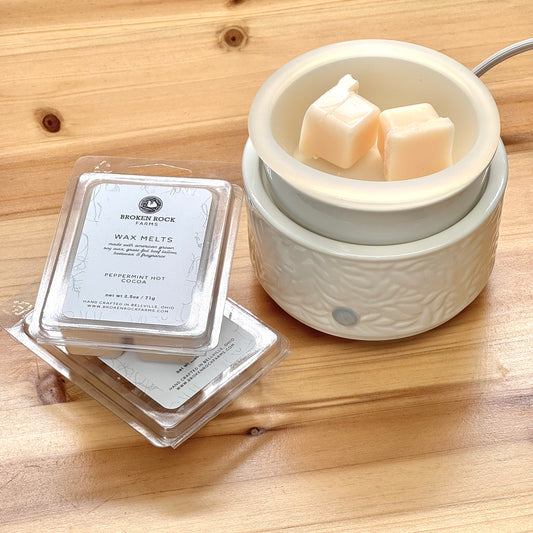 electric wax warmer | ceramic with silicon tray & timer