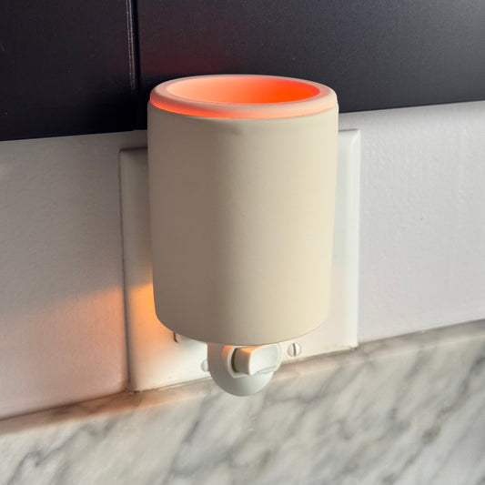 outlet plug-in wax warmer | bone