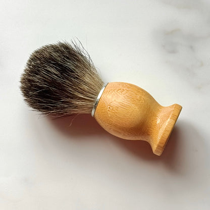 natural badger hair lather brush