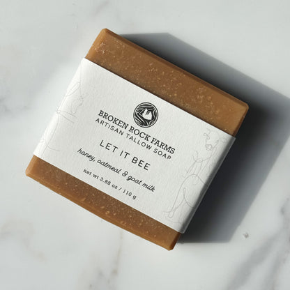 let it bee | unscented honey, oatmeal, & goat milk bar