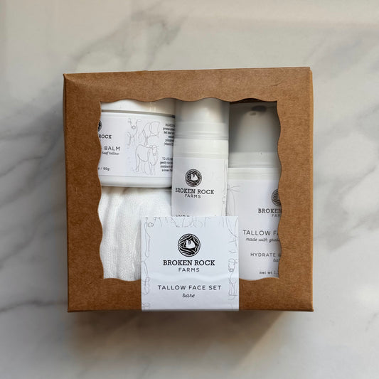 tallow face set | bare