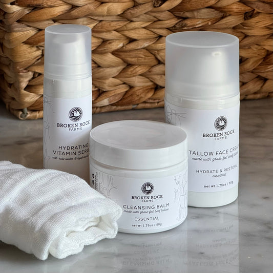 tallow face set | essential