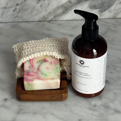 tallow bath & body set | soap & lotion