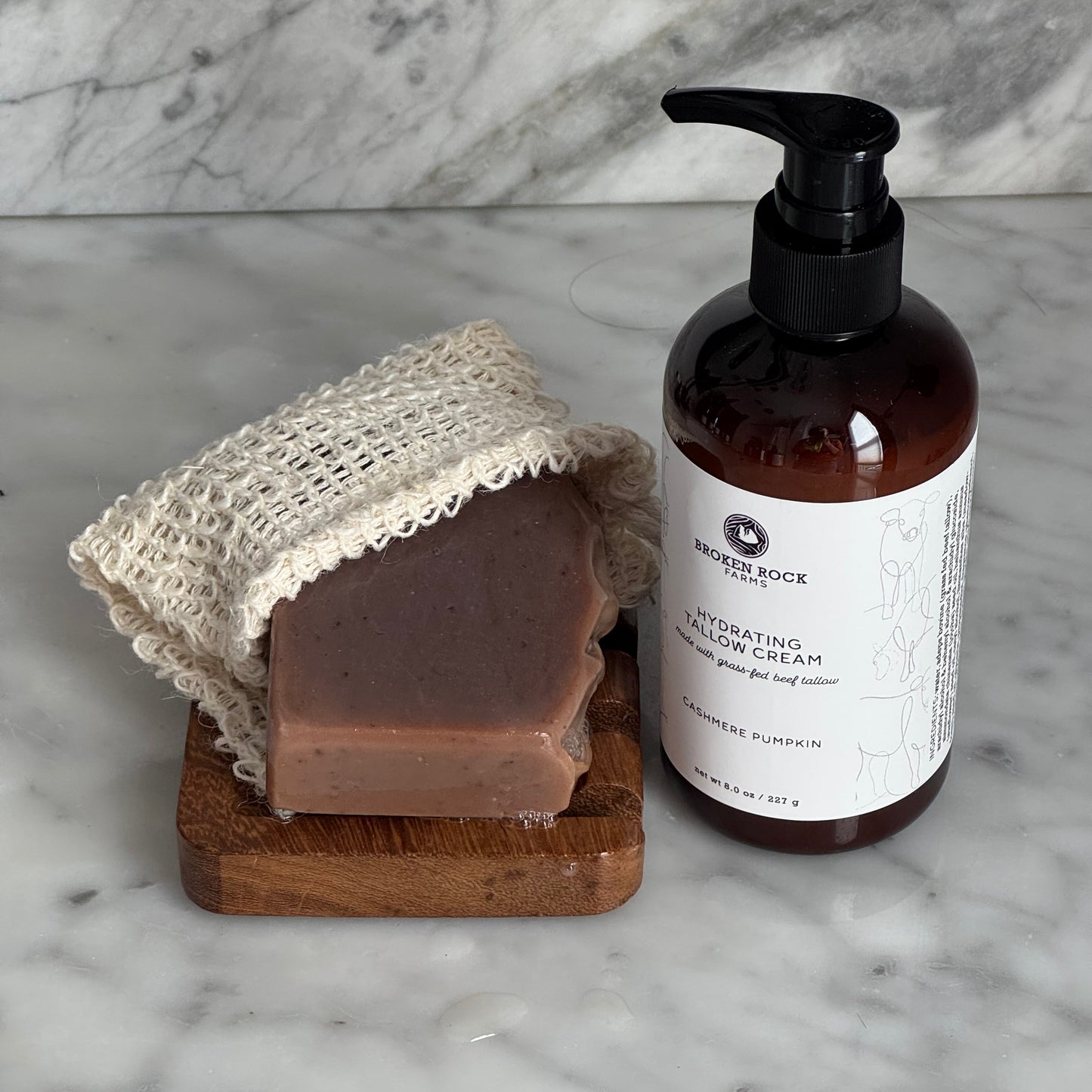 tallow bath & body set | soap & lotion