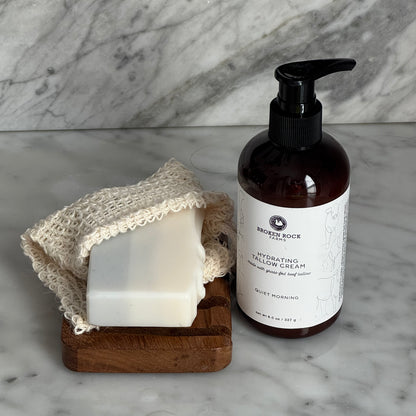 tallow bath & body set | soap & lotion