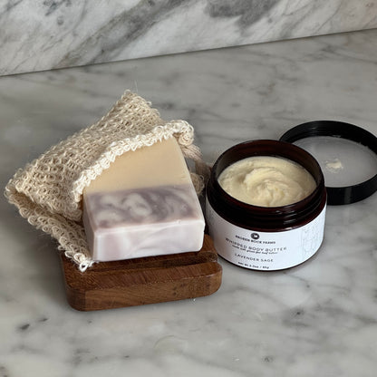 tallow bath & body set | soap & body butter