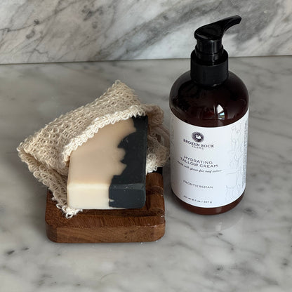 tallow bath & body set | soap & lotion