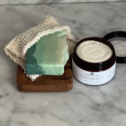 tallow bath & body set | soap & body butter