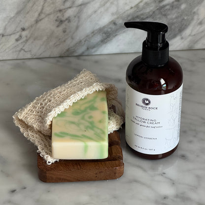 tallow bath & body set | soap & lotion