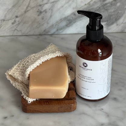 tallow bath & body set | soap & lotion