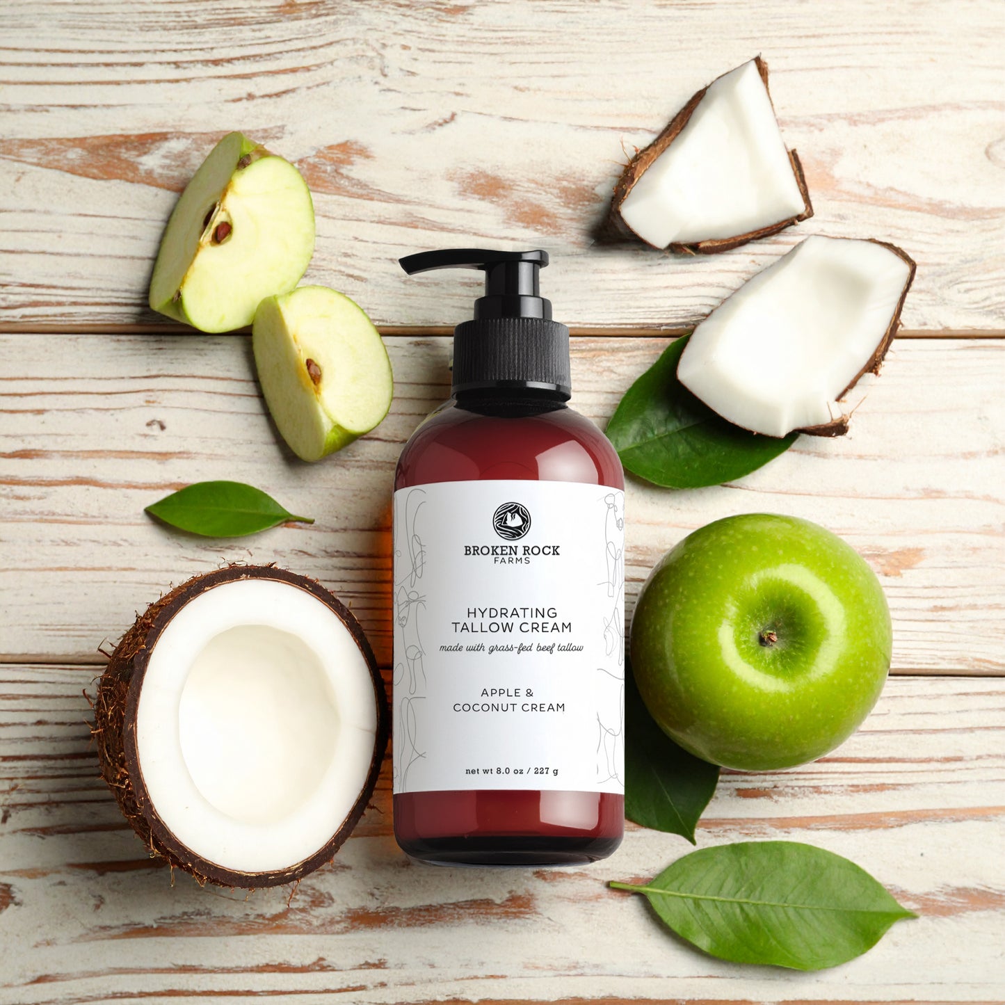 hydrating tallow cream | apple & coconut cream