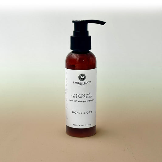 hydrating tallow cream | honey & oat