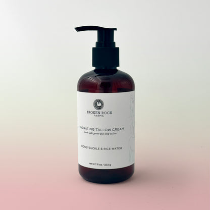 hydrating tallow cream | honeysuckle & rice water