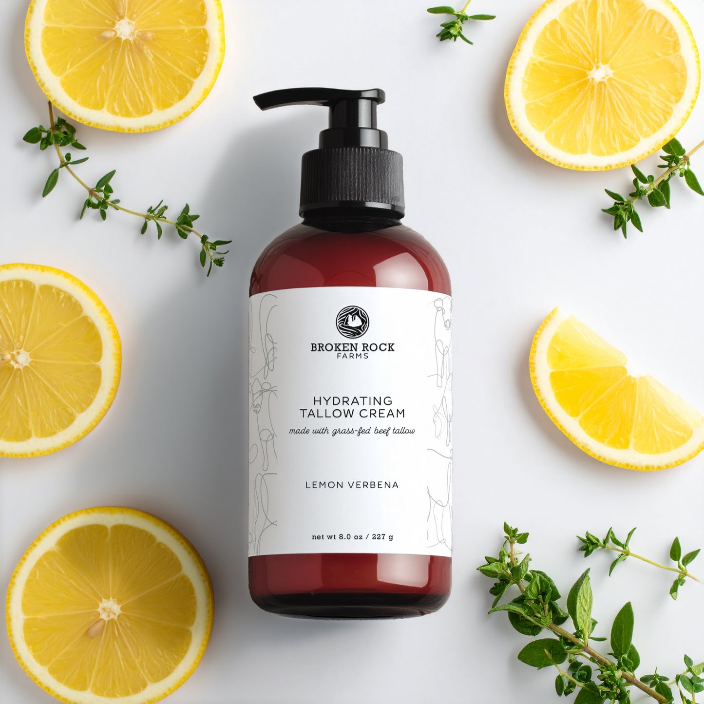 hydrating tallow cream | lemon verbena