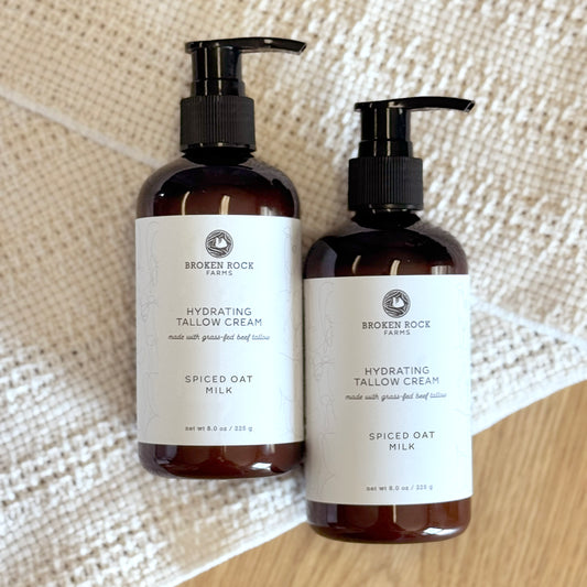 hydrating tallow cream | spiced oat milk