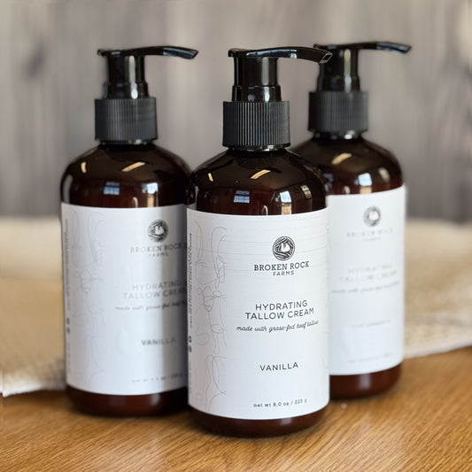 hydrating tallow cream | botanically infused vanilla