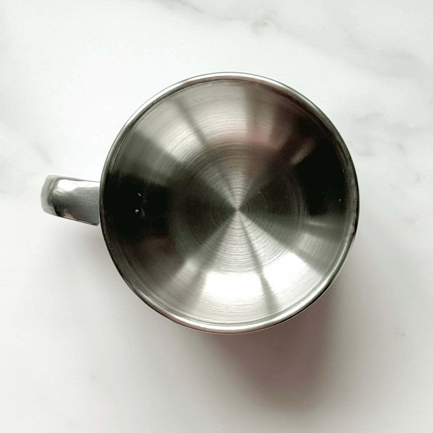 stainless steel lather mug