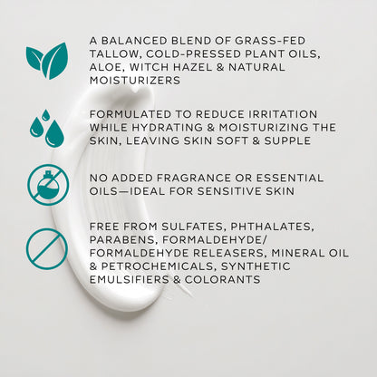 tallow aftershave lotion | botanically infused vanilla