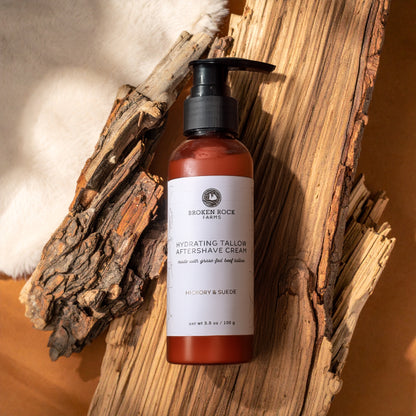 tallow aftershave lotion | hickory & suede