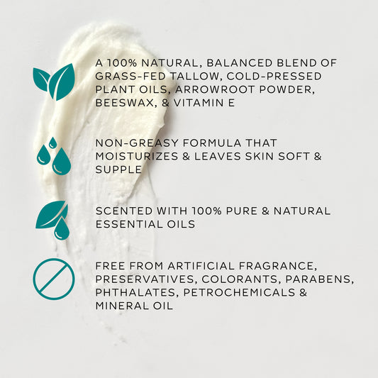 whipped tallow body butter | sunshine