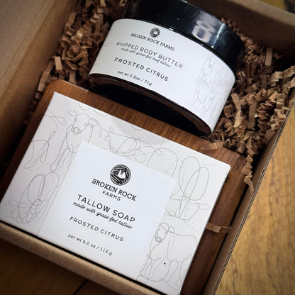 tallow soap & moisturizer set | frosted citrus