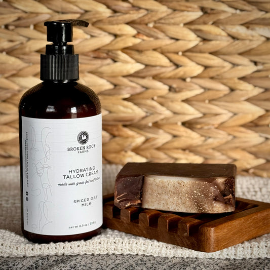 tallow soap & moisturizer set | sugar & spice