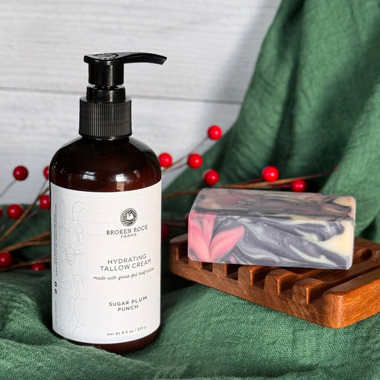tallow soap & moisturizer set | sugar plum punch