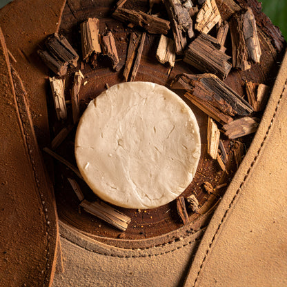 tallow shave soap | hickory & suede