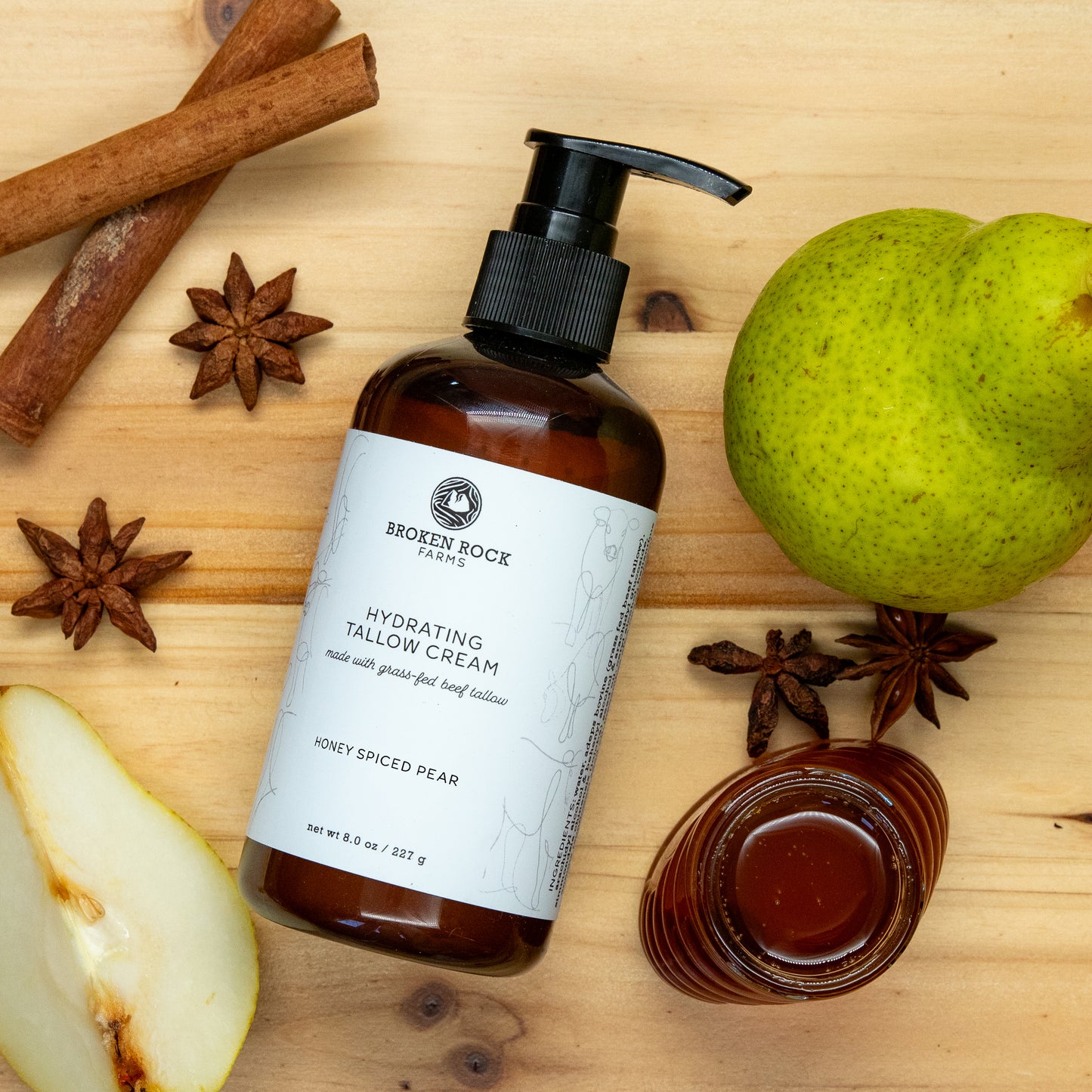 hydrating tallow lotion | honey spiced pear