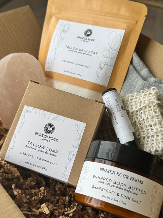 Mother’s Day gift bundle | grapefruit and pink Himalayan salt