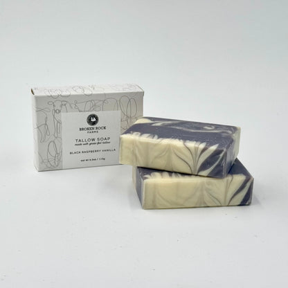 tallow soap | black raspberry vanilla