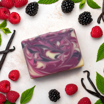 tallow soap | black raspberry vanilla