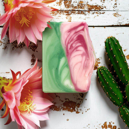 tallow soap | cactus flower