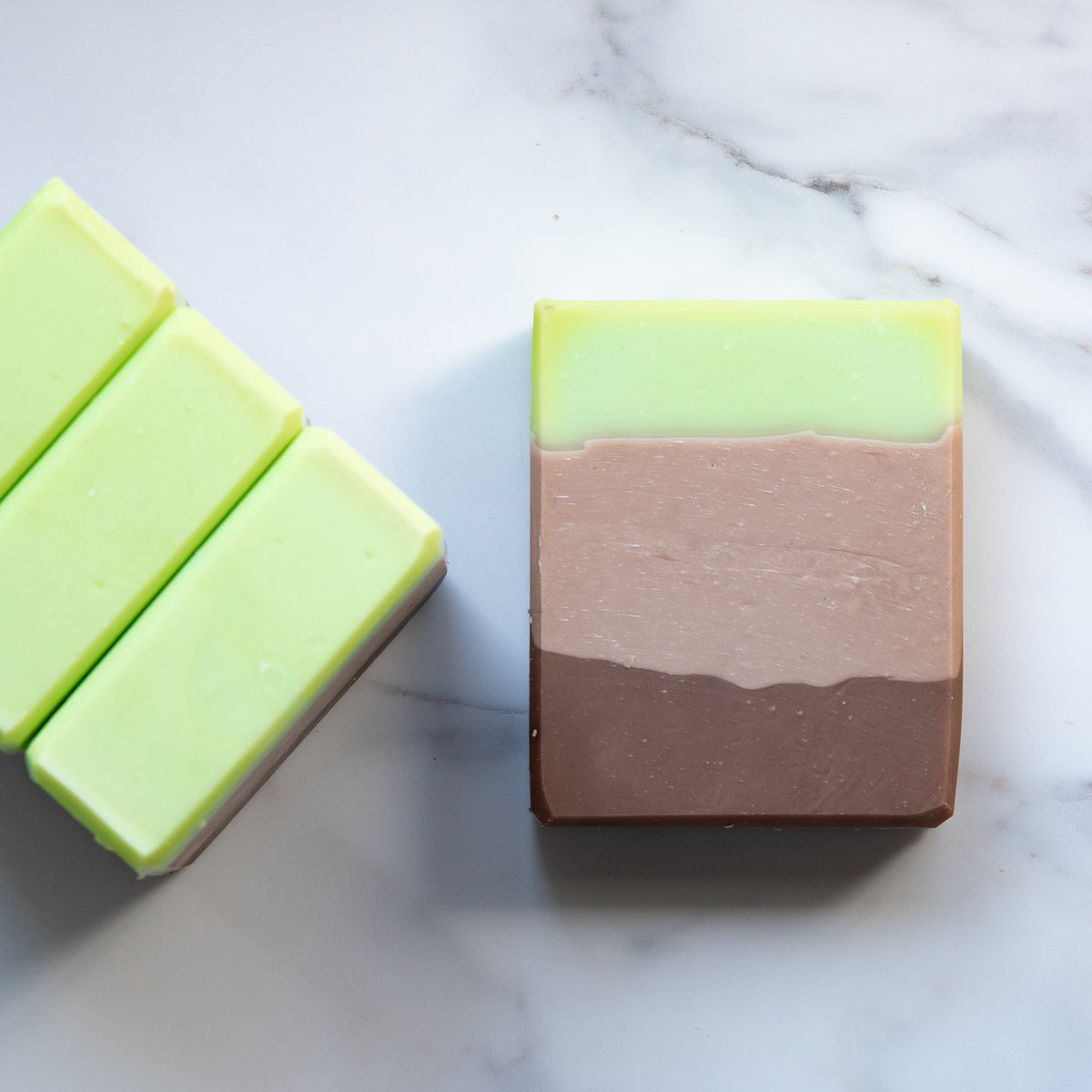 tallow soap | chocolate pistachio