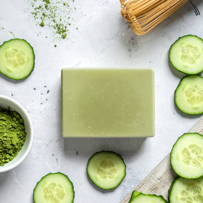 tallow soap | cucumber & green tea