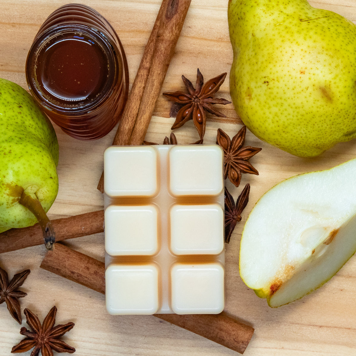 tallow wax melt | honey spiced pear