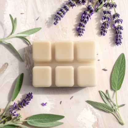 tallow wax melt | lavender sage