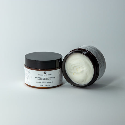 whipped tallow body butter | apple ginger spritz