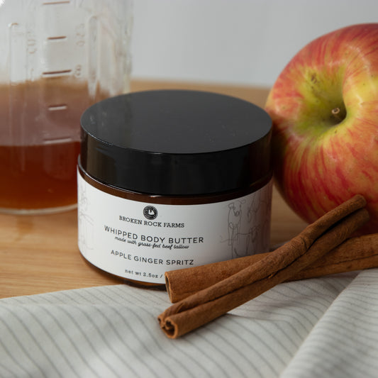 whipped tallow body butter | apple ginger spritz