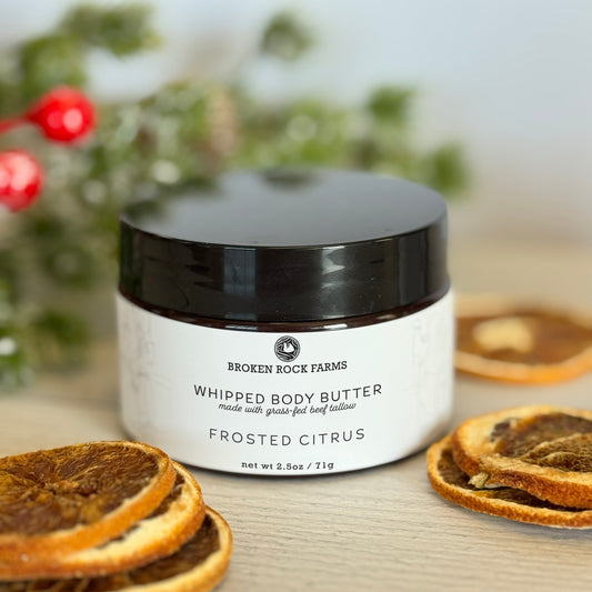 whipped tallow body butter | frosted citrus